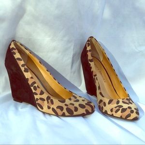 Audrey Brooke Animal Print Heels